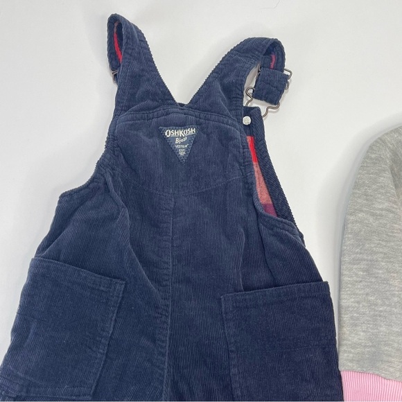 Baby kid bundle 18 Months overall and sweater blue and pink - Picture 6 of 16